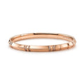 TIFFANY ATLAS BRACELET 6MM DIAMOND PINK GOLD