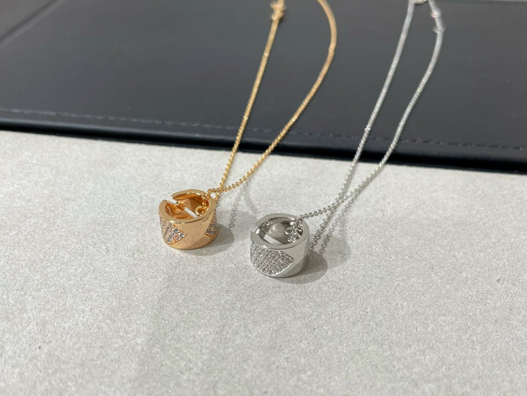 CHAUMET LIENS EVIDENCE DIAMOND PAVED NECKLACE