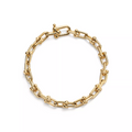 TIFFANY HARDWEAR SMALL LINK 26 MOTIF GOLD BRACELET