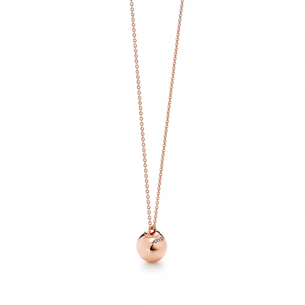 TIFFANY BALL PENDANT 12.75MM NECKLACE