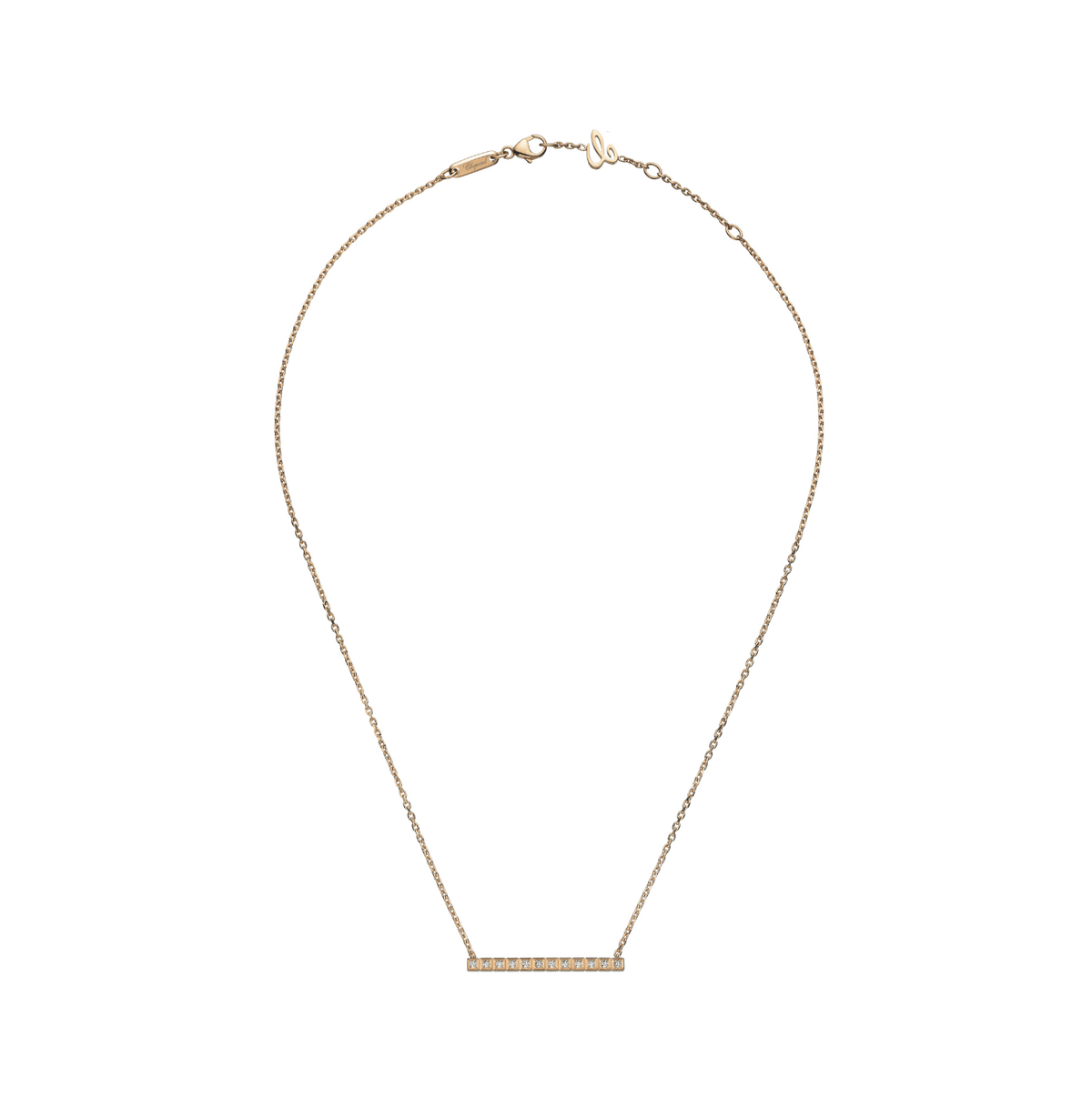 CHOPARD ICE CUBE FULL-SET DIAMONDS NECKLACE