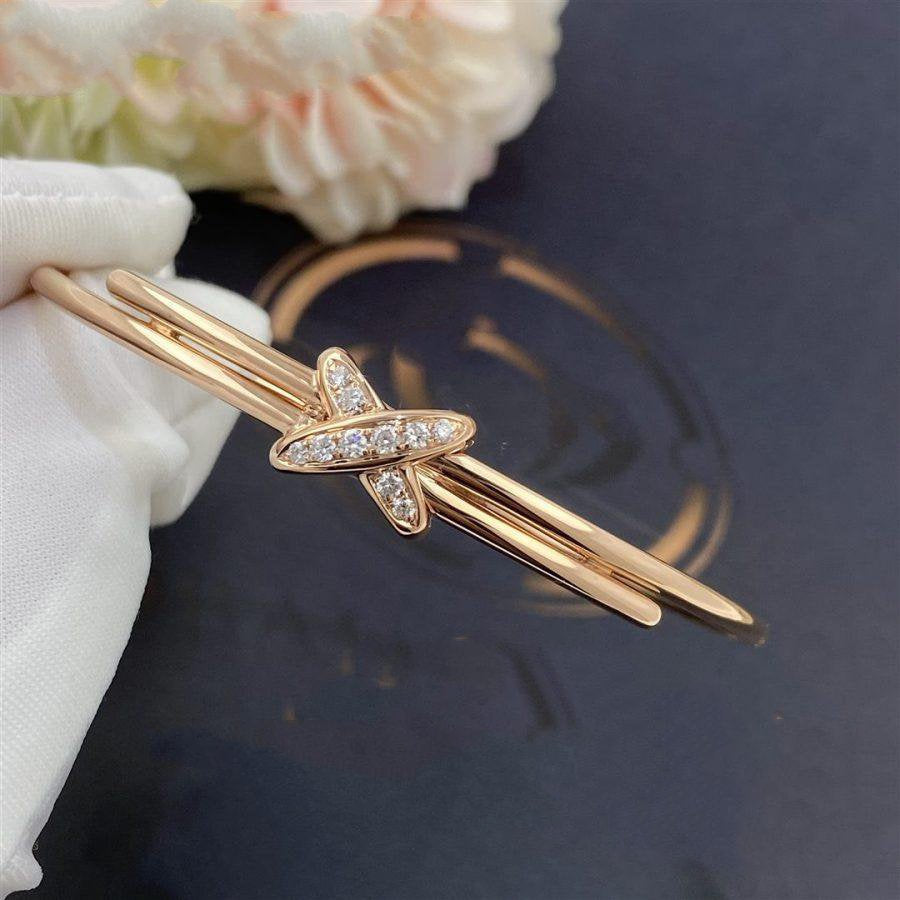 CHAUMET JEUX DE BRACELET PINK GOLD DIAMONDS