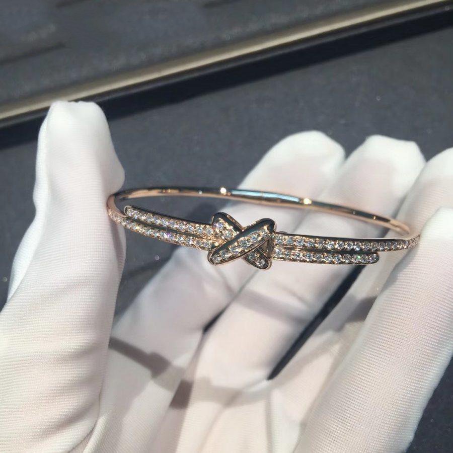 CHAUMET JEUX DE BRACELET DIAMONDS PINK GOLD