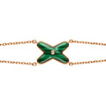 CHAUMET JEUX BRACELET MALACHITE PINK GOLD 1 DIAMOND