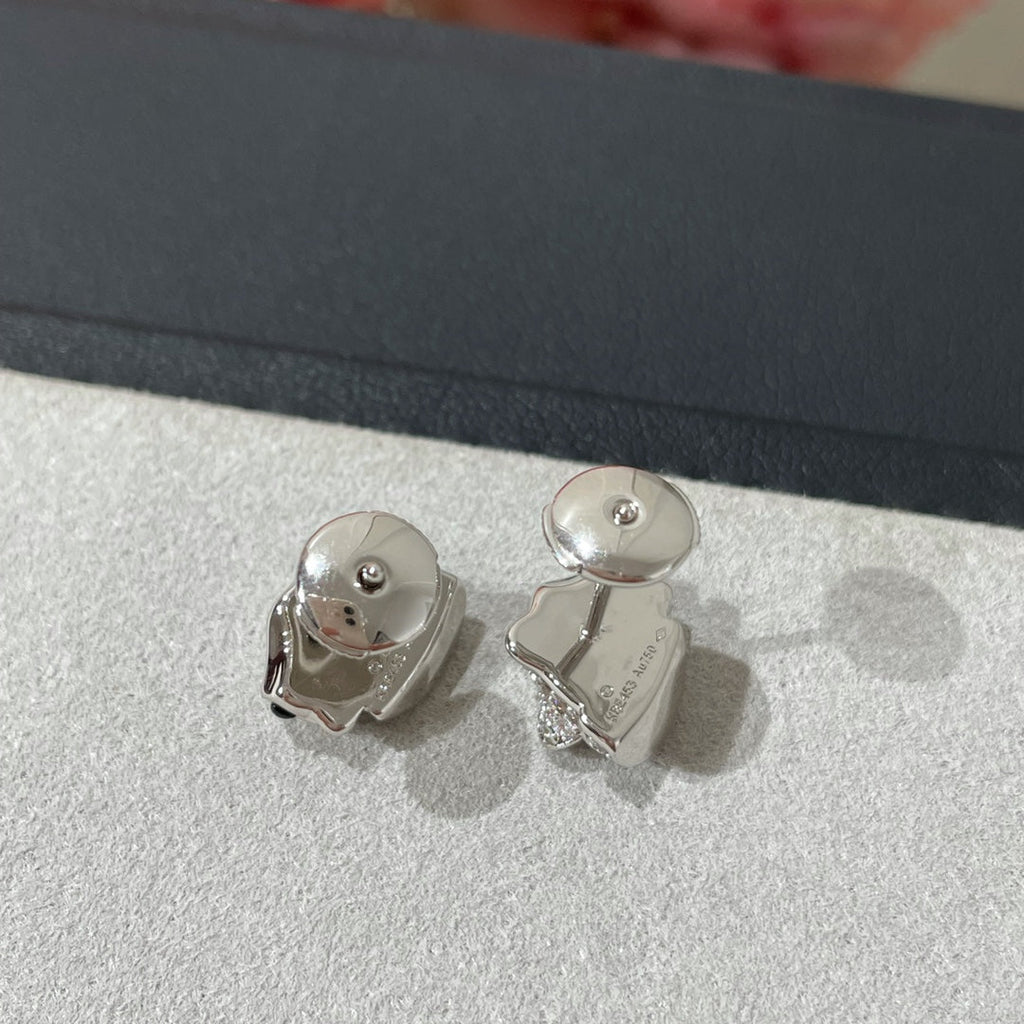 CARTIER PANTHERE DIAMOND EARRINGS